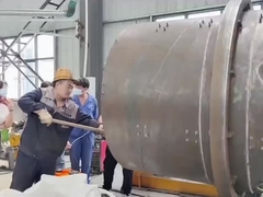 Narasi untuk Rotary Drum Granulator Granulation Video