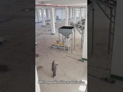 Garis Produksi Pupuk Majemuk Granulator Roller Ganda 4TPH Sedang Dipasang