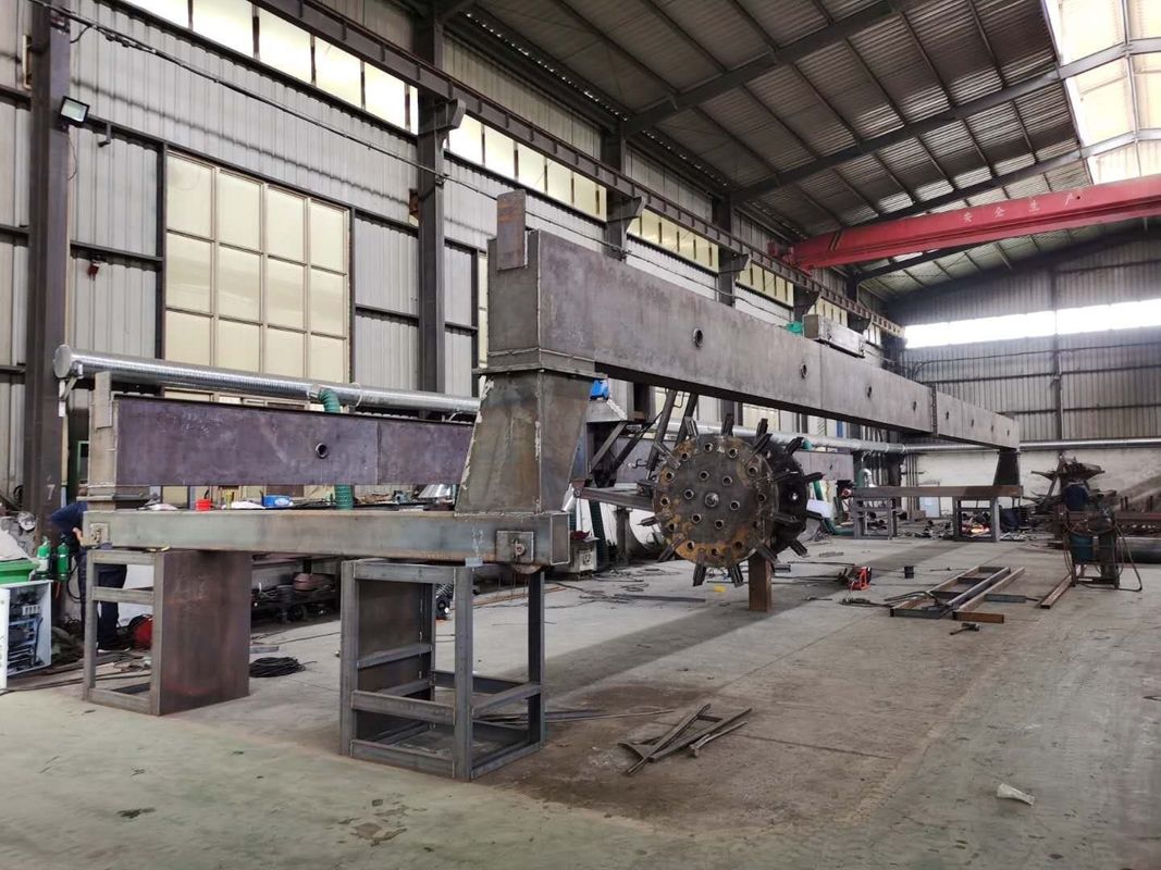 Peralatan Fermentasi Limbah Organik Kapasitas Tinggi Kompos Jenis Roda Kompos Turner