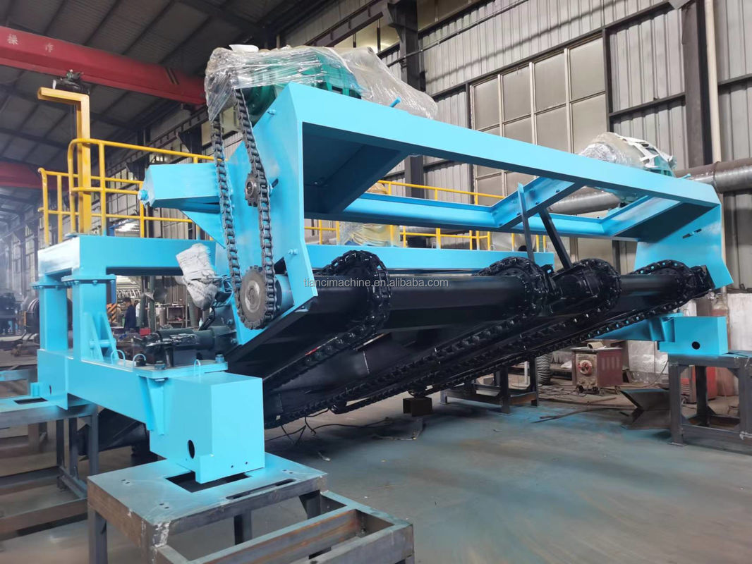 90m/H Chain Plate Type Compost Turner Pupuk Organik Mesin Fermentasi Limbah