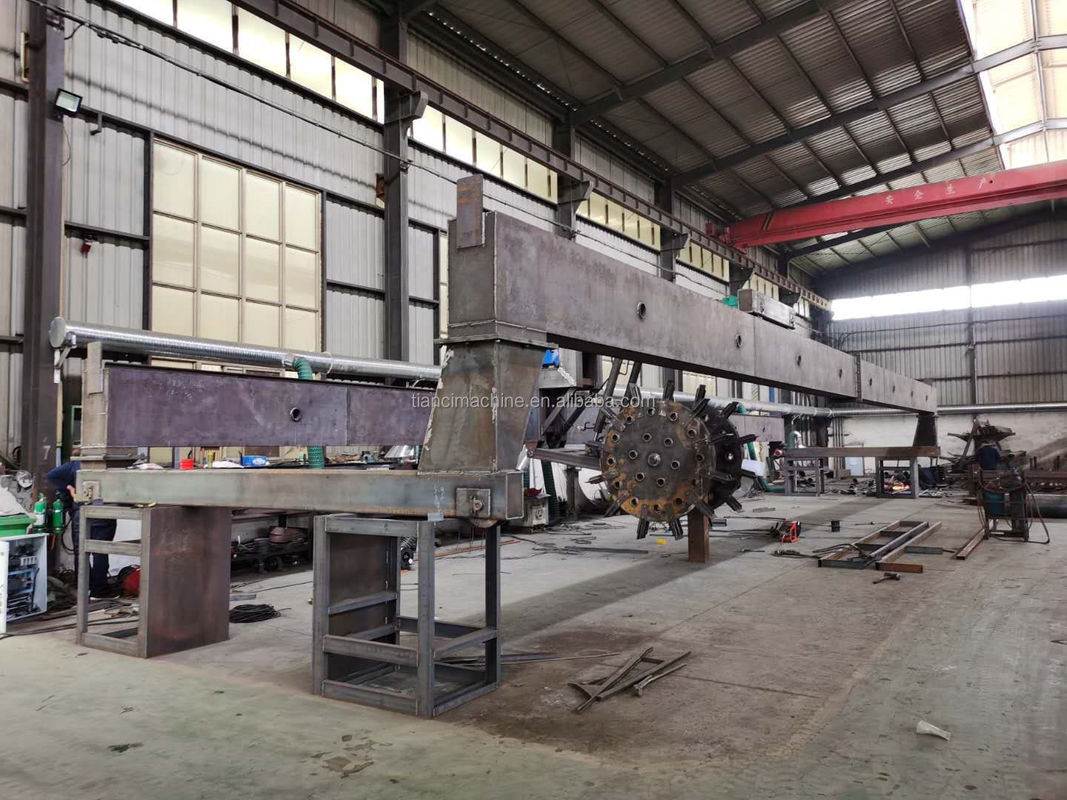 Fermentasi limbah hewan Kompos Mesin Roda Jenis Kompos Turner Untuk pupuk hewan