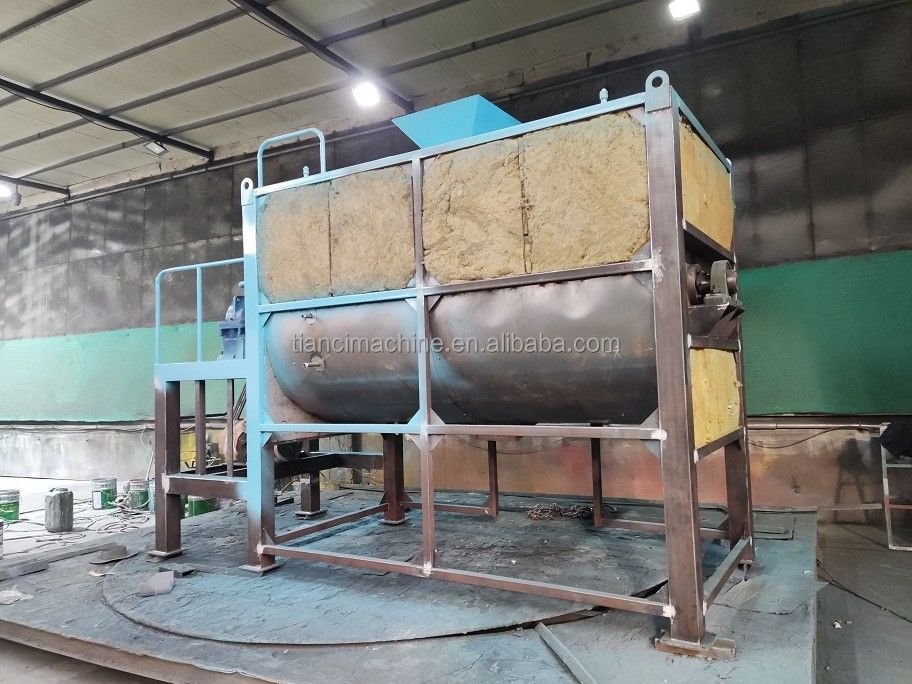 Sampah Organik Tangki Fermentasi Aerobik Suhu Tinggi Mesin Kompos Organik 4-6 Jam
