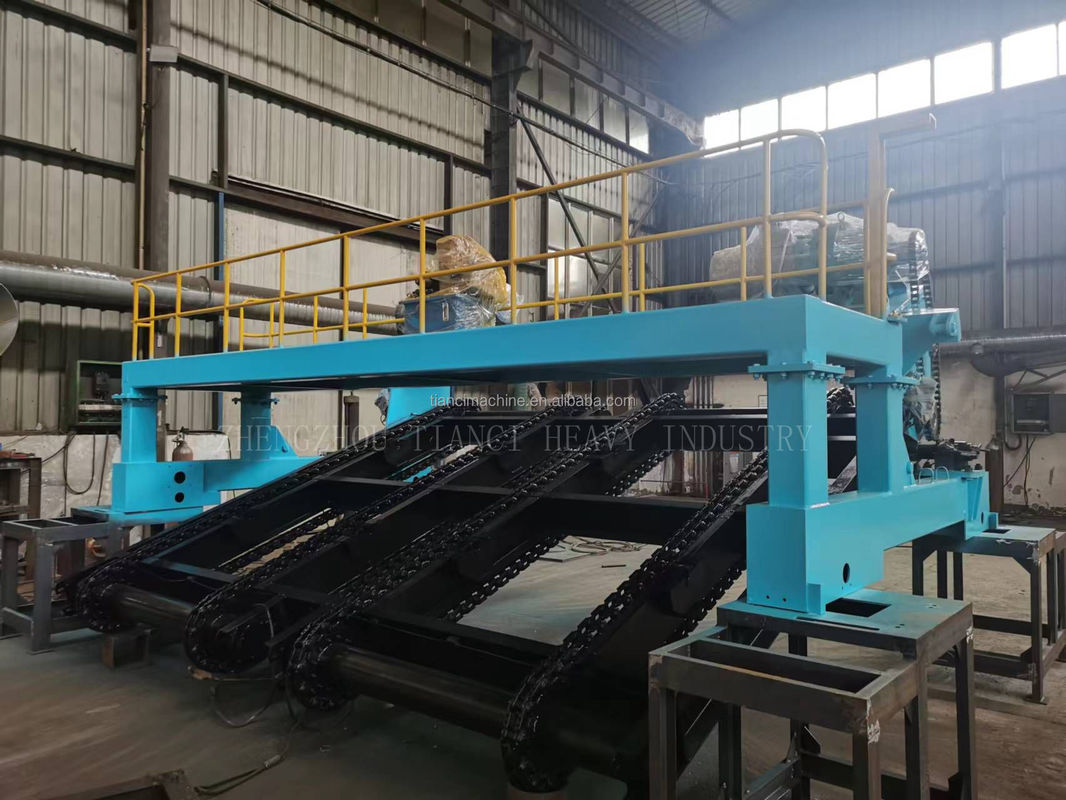 90m/H Chain Plate Type Compost Turner Pupuk Organik Mesin Fermentasi Limbah