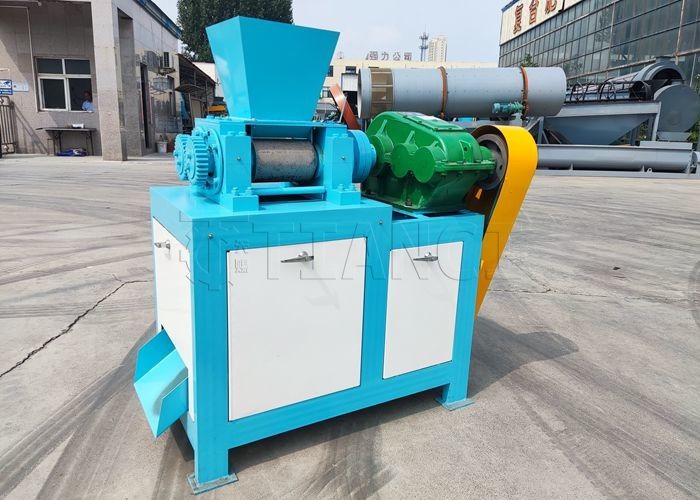 Garis produksi pupuk organik Granulator Roller Garis produksi pupuk kotoran ayam