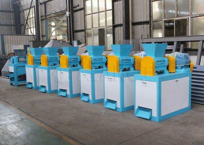 Granulator pupuk bubuk kering Double Roller Press Granulation Equipment NPK Mesin pembuatan pupuk