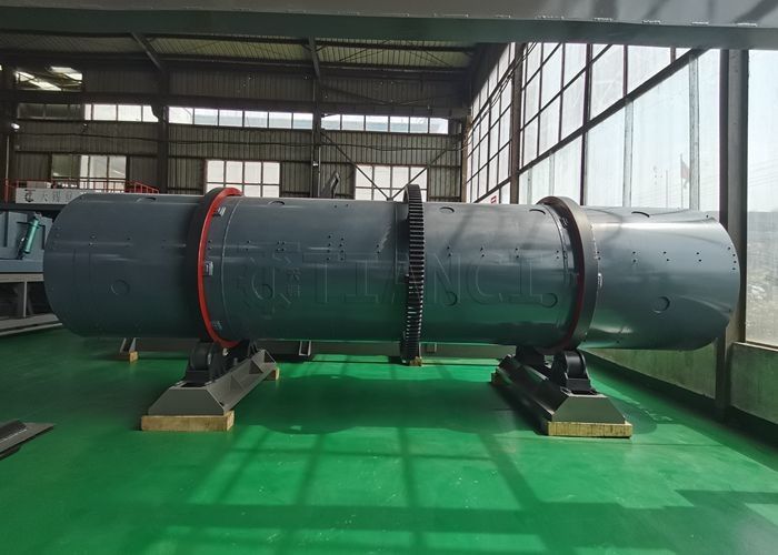 Jalur Produksi Pupuk Organik Tipe Bola Rotary Drum Dengan Investasi Rendah