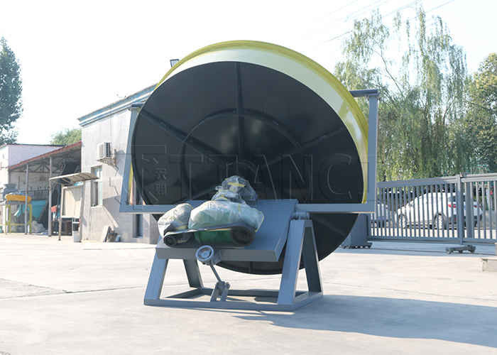 Mesin Granulator Litter Kucing Bentonit Kualitas Tinggi, Granulator Cakram untuk Lini Produksi Litter Kucing