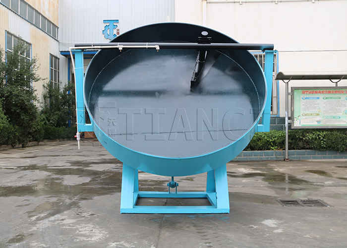 1-6T/h NPK Fertilizer Pellet Machine Disc Fertilizer Granulator dengan 95% Granulation Rate