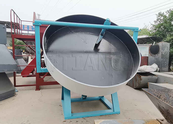 Mesin Pellet Pupuk Senyawa Fosfat Kalium Nitrogen Tipe Disc 1-6T/H