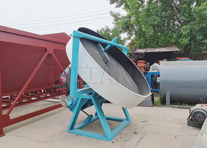 Granulator Disk Tipe Basah untuk Pembuatan Granul Litter Kucing Bentonit