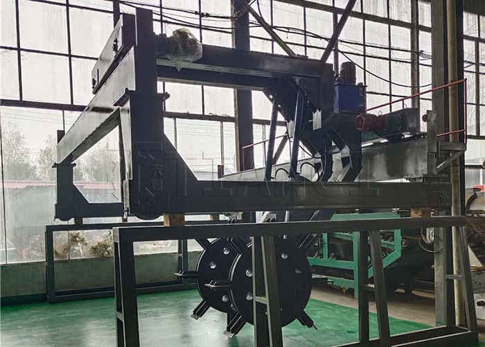 Peralatan Fermentasi Limbah Organik Kapasitas Tinggi Kompos Jenis Roda Kompos Turner