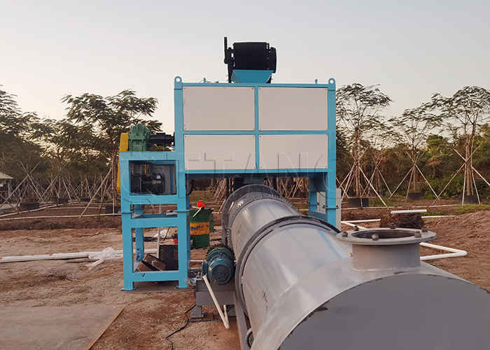 1-20m3 Volume Limbah Organik Mesin Fermentasi Lengkap Tangki Fermentasi Kompost Suhu Tinggi