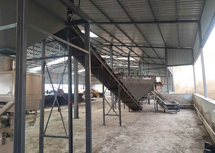 SCX Series Mesin pupuk kotoran hewan Limbah organik Lini Produksi pupuk bubuk