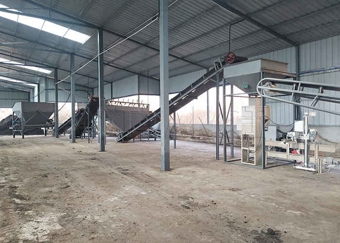 Mesin pembuatan pupuk kompos organik Lini produksi pupuk bubuk untuk pupuk ayam