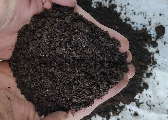 Jalur produksi serbuk kompos pupuk ayam Jalur produksi serbuk pupuk organik
