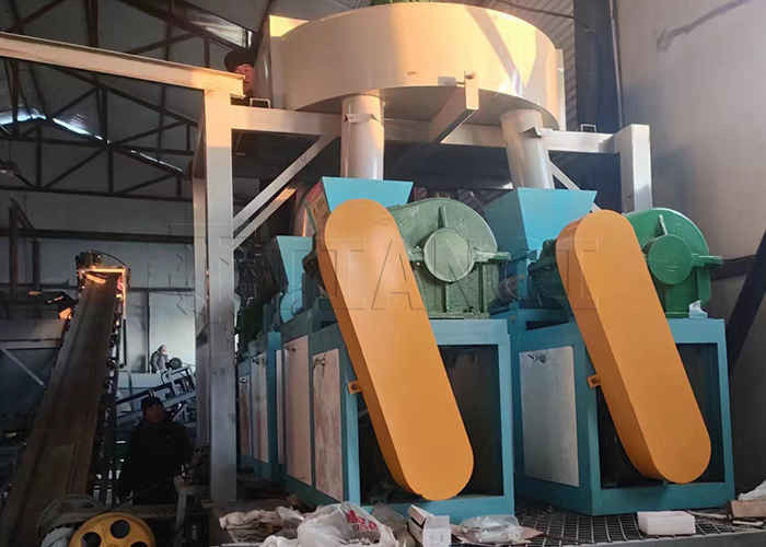 Roller Press Granulator Komposisi Pupuk Produksi Line NPK Pupuk Membuat Mesin