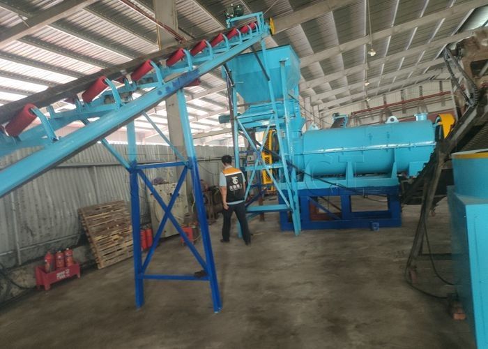ISO9001 Mesin Pellet Baja Ayam Lini Produksi Pupuk Untuk Membuat Granul