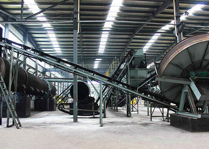 Lini Produksi pupuk organik Disc Granulator Untuk pupuk hewan Untuk pupuk