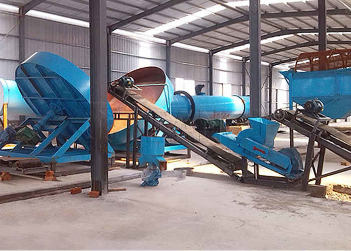Lini Produksi pupuk organik Disc Granulator Untuk pupuk hewan Untuk pupuk
