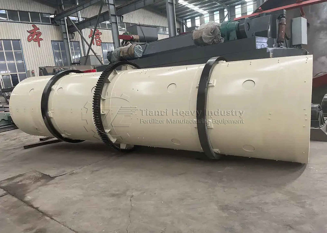 1-20T/h Kapasitas Pupuk Organik Produksi Line Rotary Drum Granulator Untuk pupuk hewan