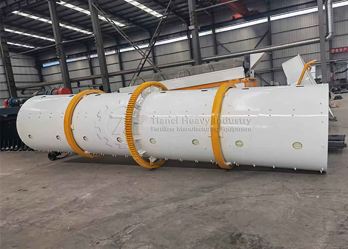 Jalur Produksi Pupuk Organik Tipe Bola Rotary Drum Dengan Investasi Rendah