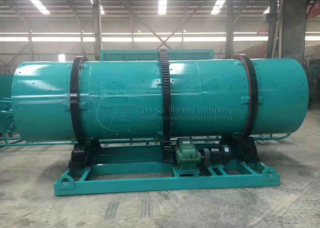 Garis produksi granulator drum Mesin pembuatan pupuk jenis bola senyawa organik
