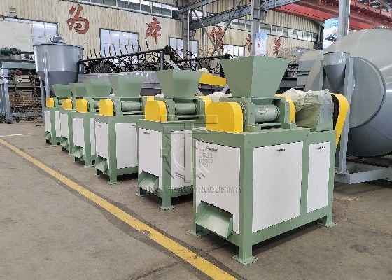 NPK Pupuk Granule Membuat Mesin Pemasok Advanced Double Roller Granulator Granulator Pupuk Organik