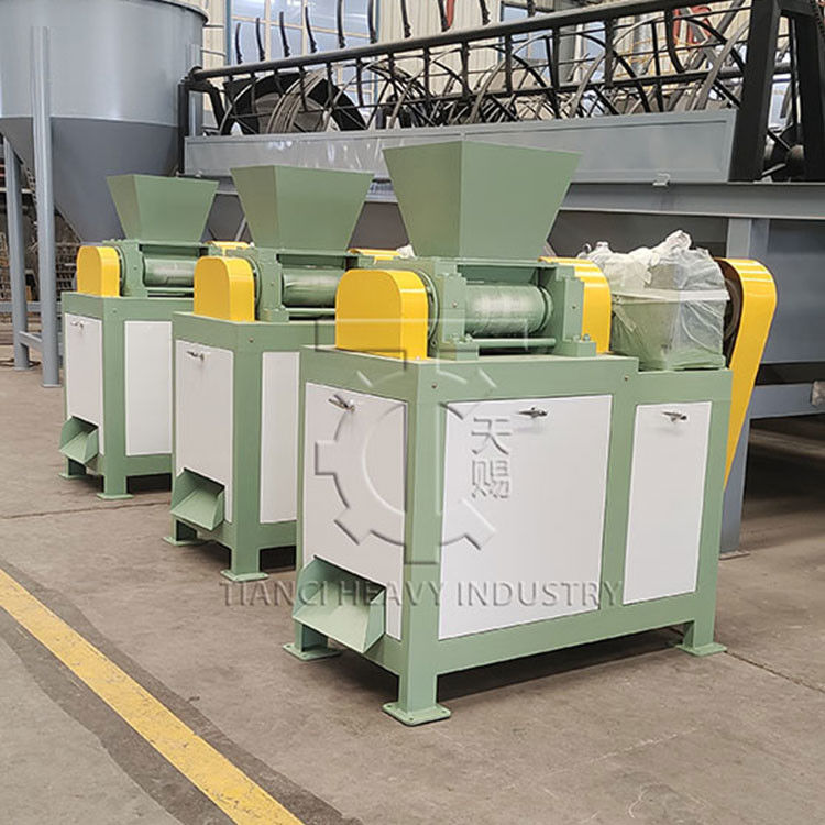 Soda Ash Production Line Granulator Double Roller Organic Fertilizer Granulator Mesin