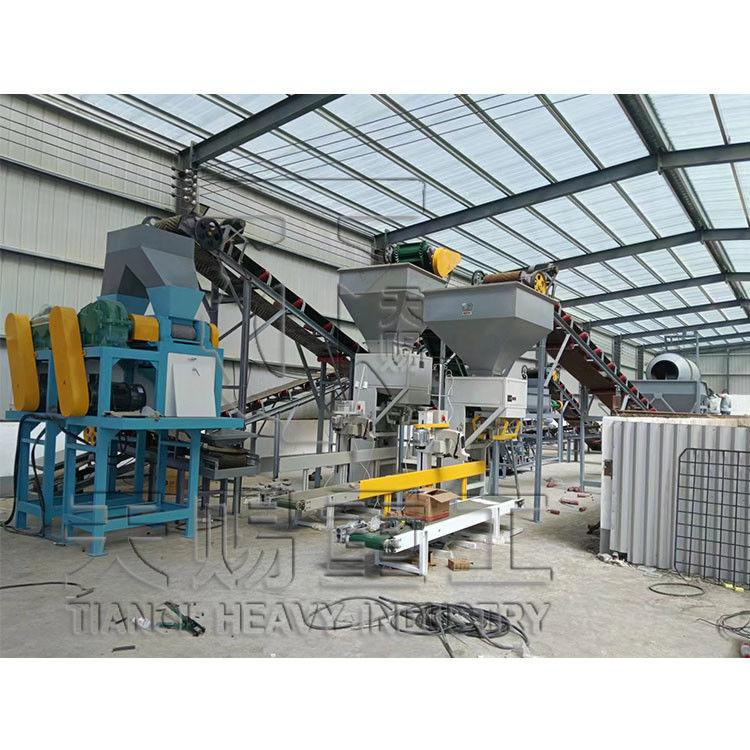 Dry Roll Press Granulator Machine Untuk Sulfat Kalium Dan Granules Ukuran 2-30mm Dengan Granulator Pupuk