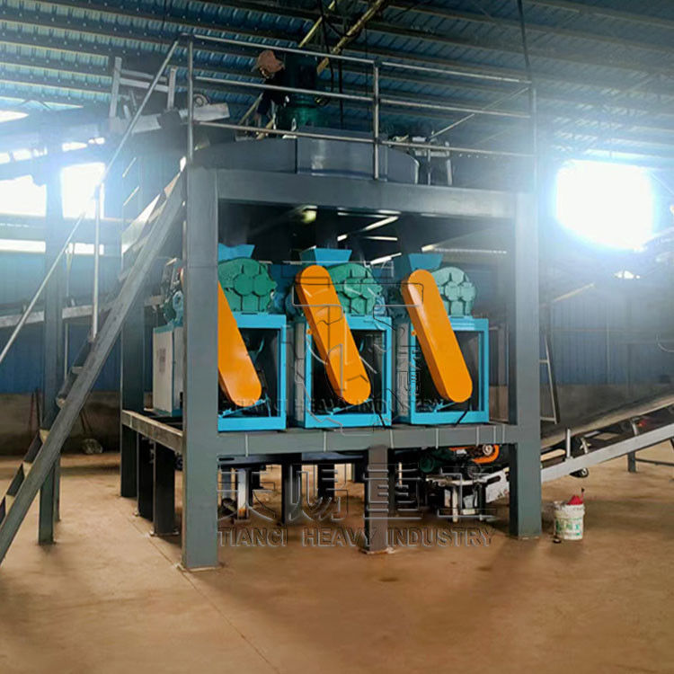 NPK Pupuk Granule Membuat Mesin Pemasok Advanced Double Roller Granulator Granulator Pupuk Organik