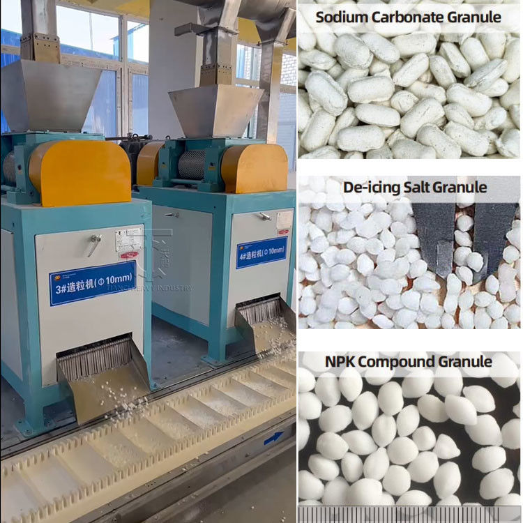 Mesin Granulator Dry Roll Press Untuk Pupuk MOP Mesin Granulasi Non-pengeringan