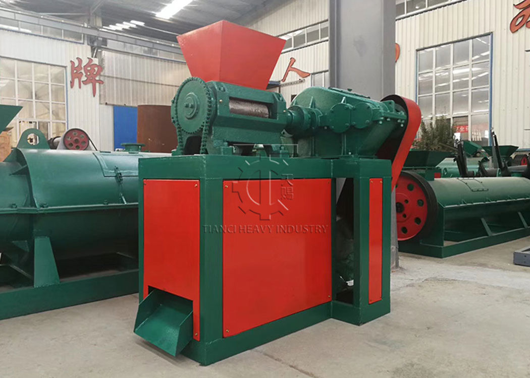 Muriate Of Potash Pupuk Double Roller Extrusion Granulator MOP Pupuk Granule Granulating Mesin