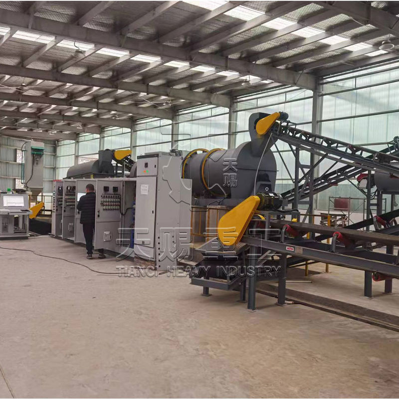 Garis produksi pupuk NPK dengan ekstrusi granulasi dengan granulator roller press