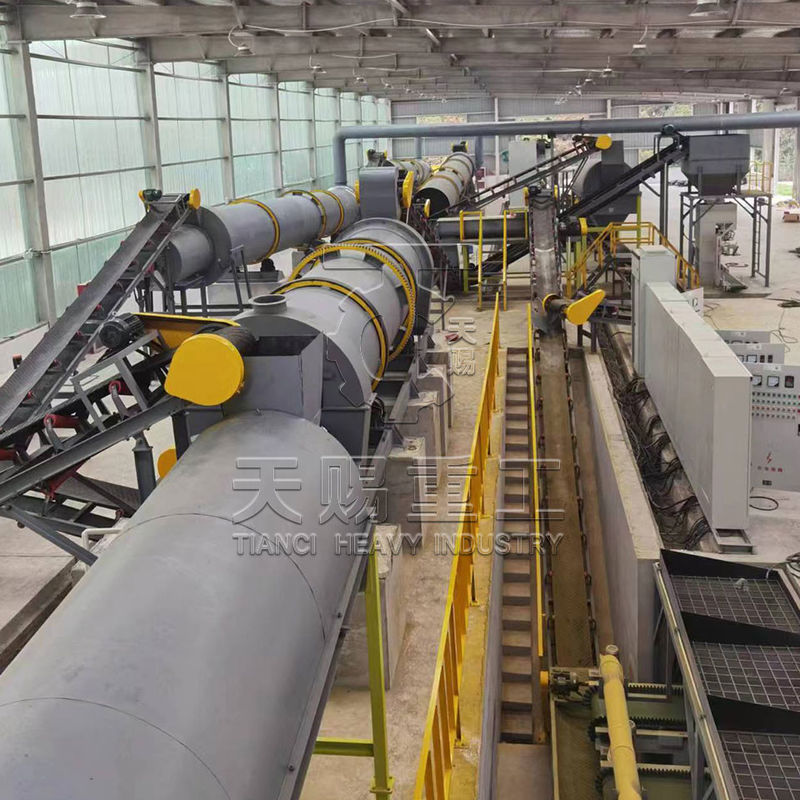 Garis produksi pupuk NPK dengan ekstrusi granulasi dengan granulator roller press