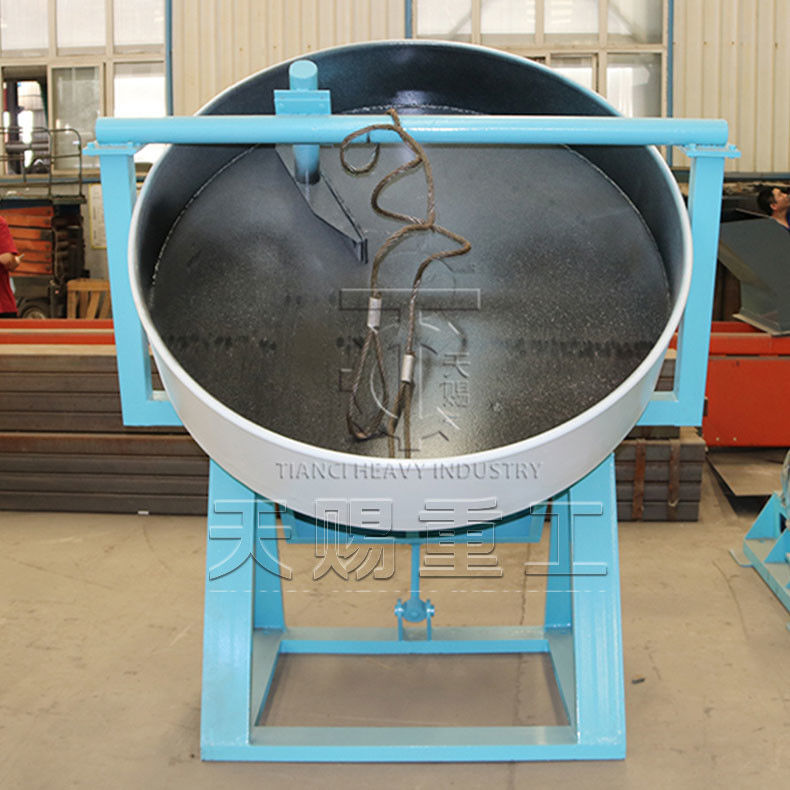 Granulator pan untuk peralatan granulasi pupuk amonium dan kalium pada lini produksi granulasi granulator disk