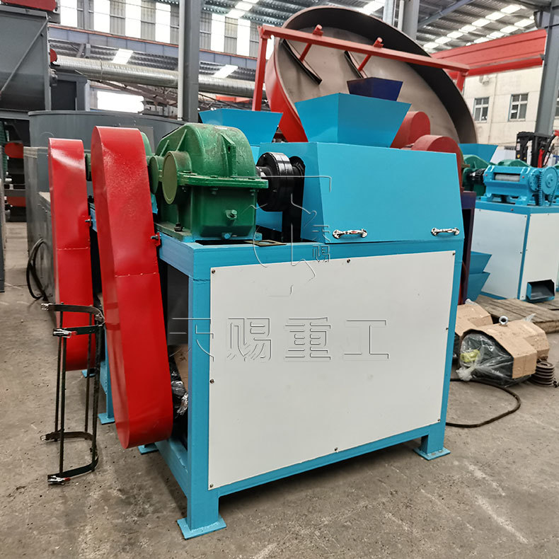 Ammonium klorida double roller press granulator untuk granular ammonium klorida pupuk karbonat garis granulasi