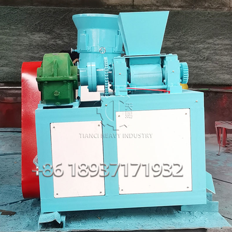 Granulator penekan rol ganda tipe kering kalium sulfat untuk lini granulasi pupuk kalium sulfat granular karbonat