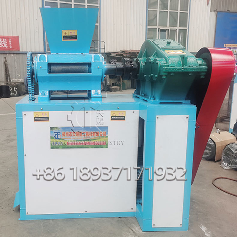 Granulator penekan rol ganda tipe kering kalium sulfat untuk lini granulasi pupuk kalium sulfat granular karbonat