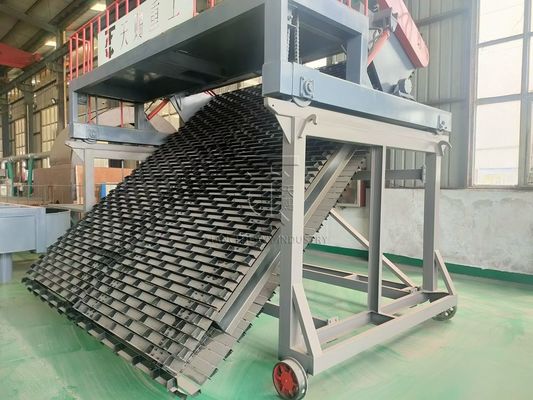 90m/H Chain Plate Type Compost Turner Pupuk Organik Mesin Fermentasi Limbah