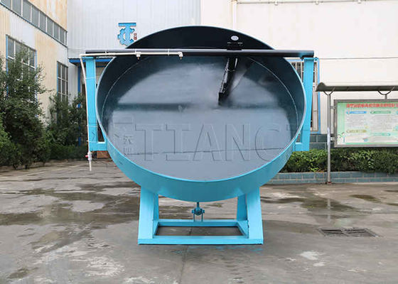 1-6T/h NPK Fertilizer Pellet Machine Disc Fertilizer Granulator dengan 95% Granulation Rate