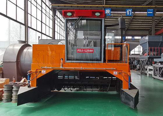 Pabrik Pengolahan Jenis Crawler Peralatan Fermentasi Baja Organik Kompost Turner