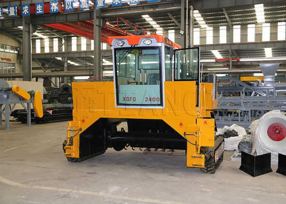 TC Series Crawler Type Peralatan Fermentasi Limbah Organik Mesin Turner Kompos
