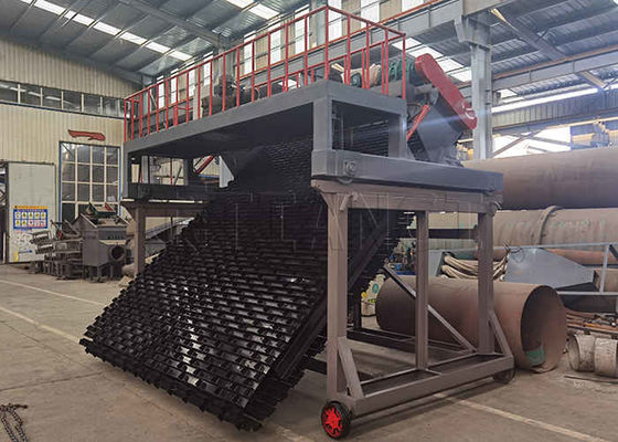 Mesin Kompos Piring Rantai Listrik Turner Penggementaran Limbah Organik Kompos 90m/H