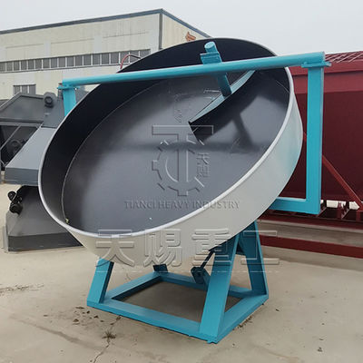 Granulator pan untuk peralatan granulasi pupuk amonium dan kalium pada lini produksi granulasi granulator disk
