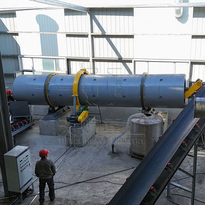 Sistem Produksi Lengkap Garis Produksi Granulator Drum untuk Granulasi Pupuk Organik dengan Kapasitas Tahunan 10000 Ton